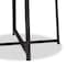 Baxton Studio Sadiya Modern Industrial Black Finished Metal Outdoor Side Table 206-12112 - alternate 3